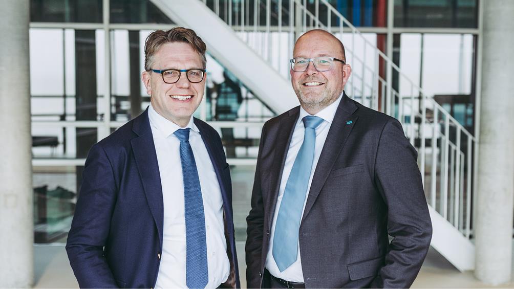 Dhr. C. König (CEO) en dhr. H. Sanders (CFO)